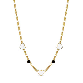Love Glow Monochrome Necklace - Gold