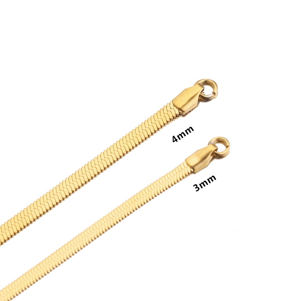 Snake Mesh Necklace - Gold