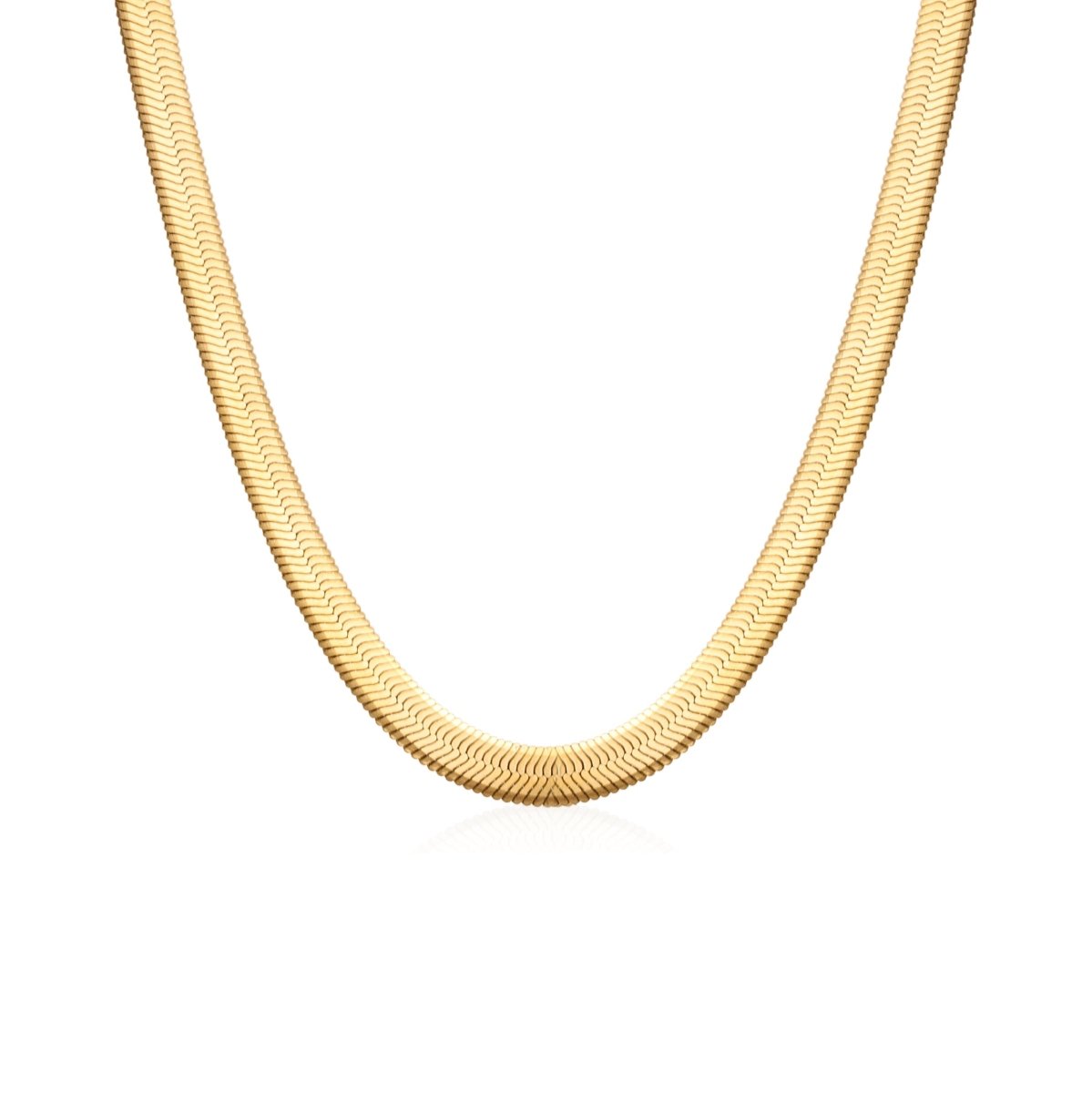 Snake Mesh Necklace - Gold