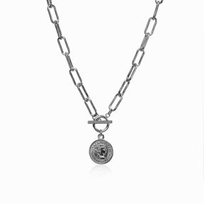 New York Cents Necklace - Silver