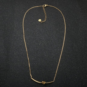 Knot Necklace - Gold