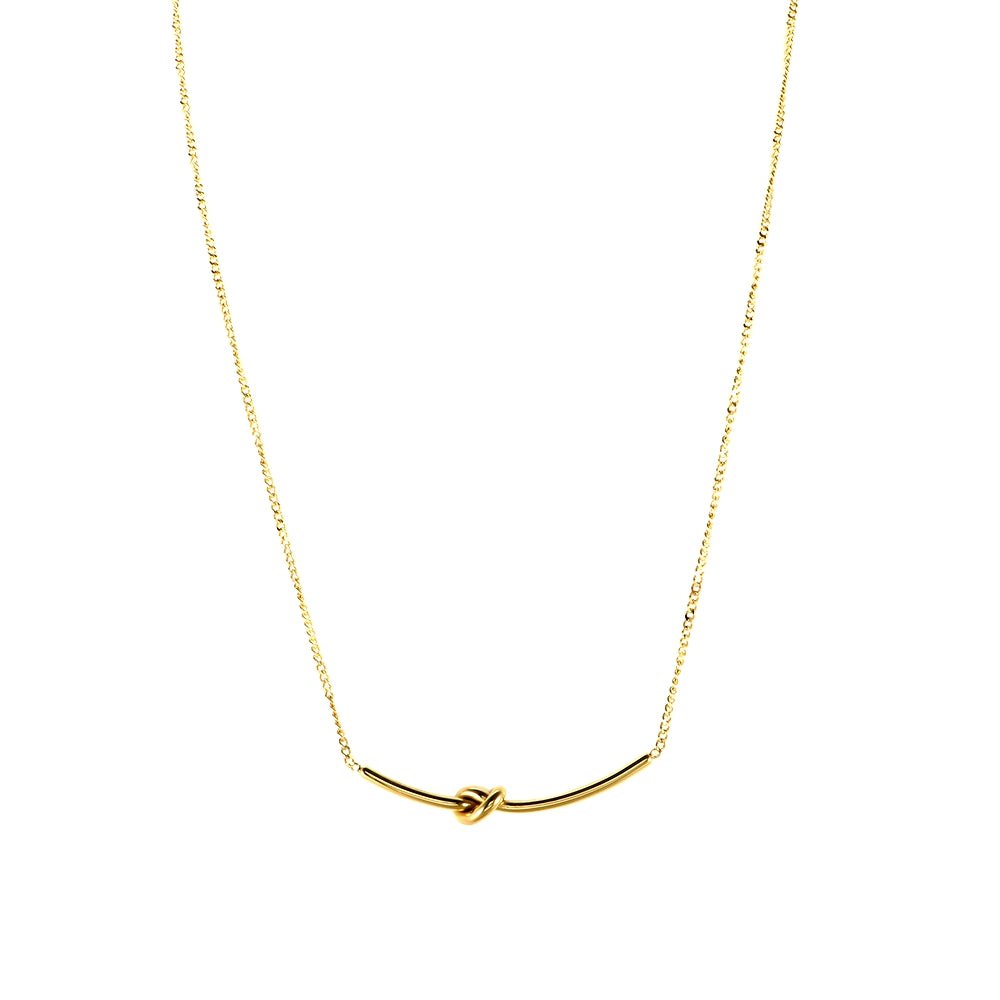 Knot Necklace - Gold
