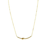 Knot Necklace - Gold