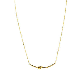 Knot Necklace - Gold