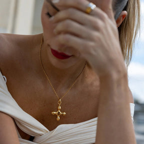 Tiger's Eye Necklace - Gold