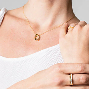 Chain Pendant Necklace - Gold