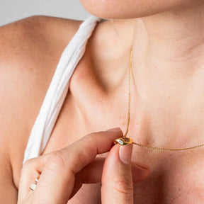 Chain Pendant Necklace - Gold