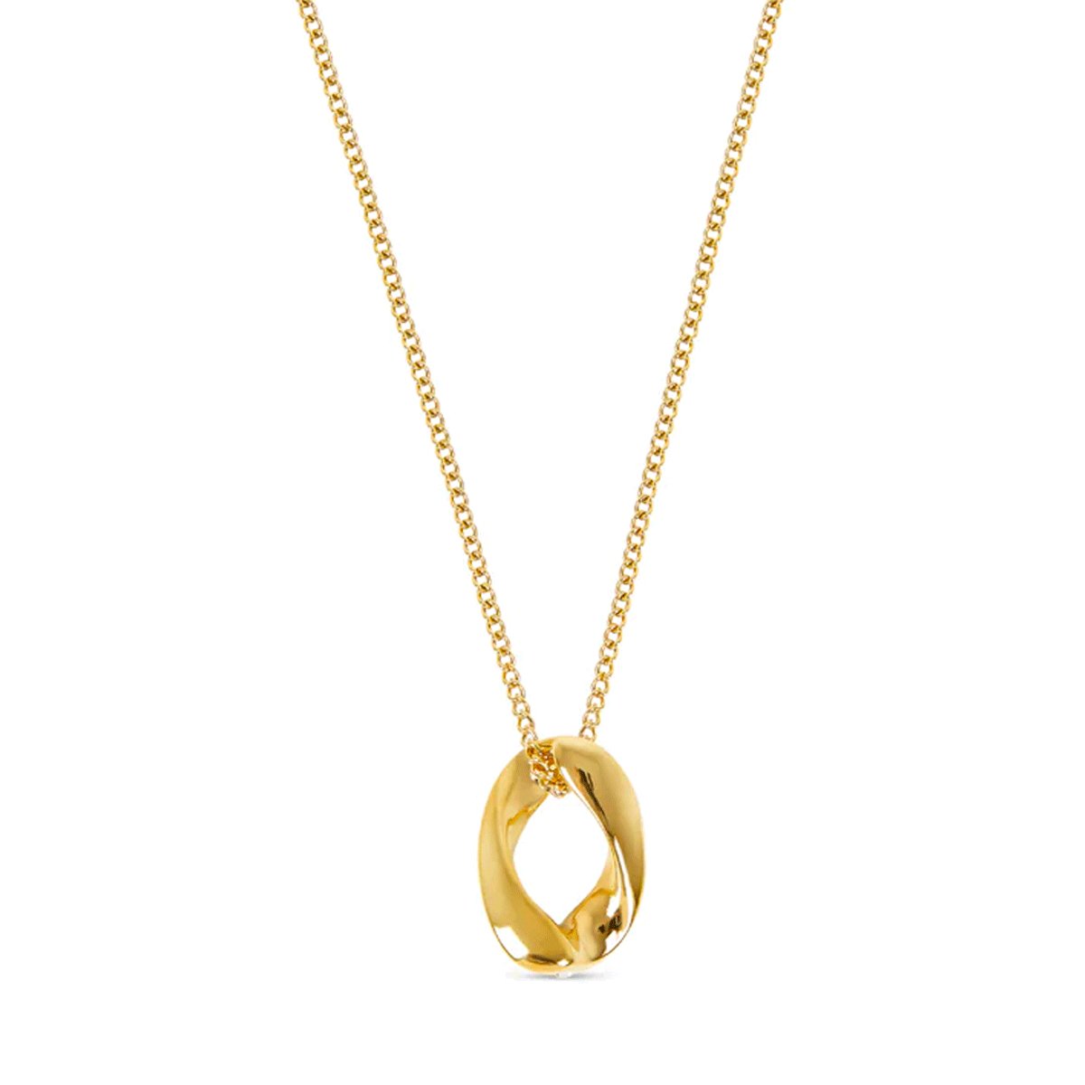 Chain Pendant Necklace - Gold