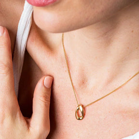 Chain Pendant Necklace - Gold