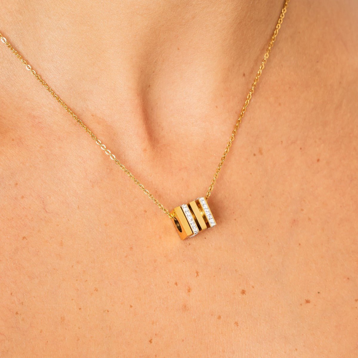 Rubix Necklace - Gold