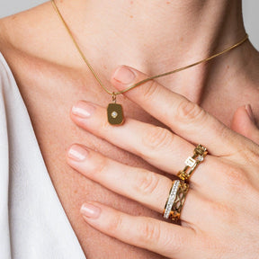 Shine Pendant Necklace - Gold
