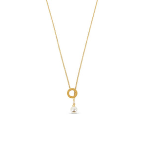 Sicilian Pearl Necklace - Gold