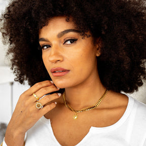 Solstice Necklace - Gold