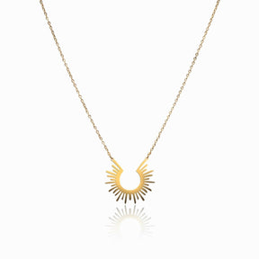 Spike Pendant Necklace - Gold
