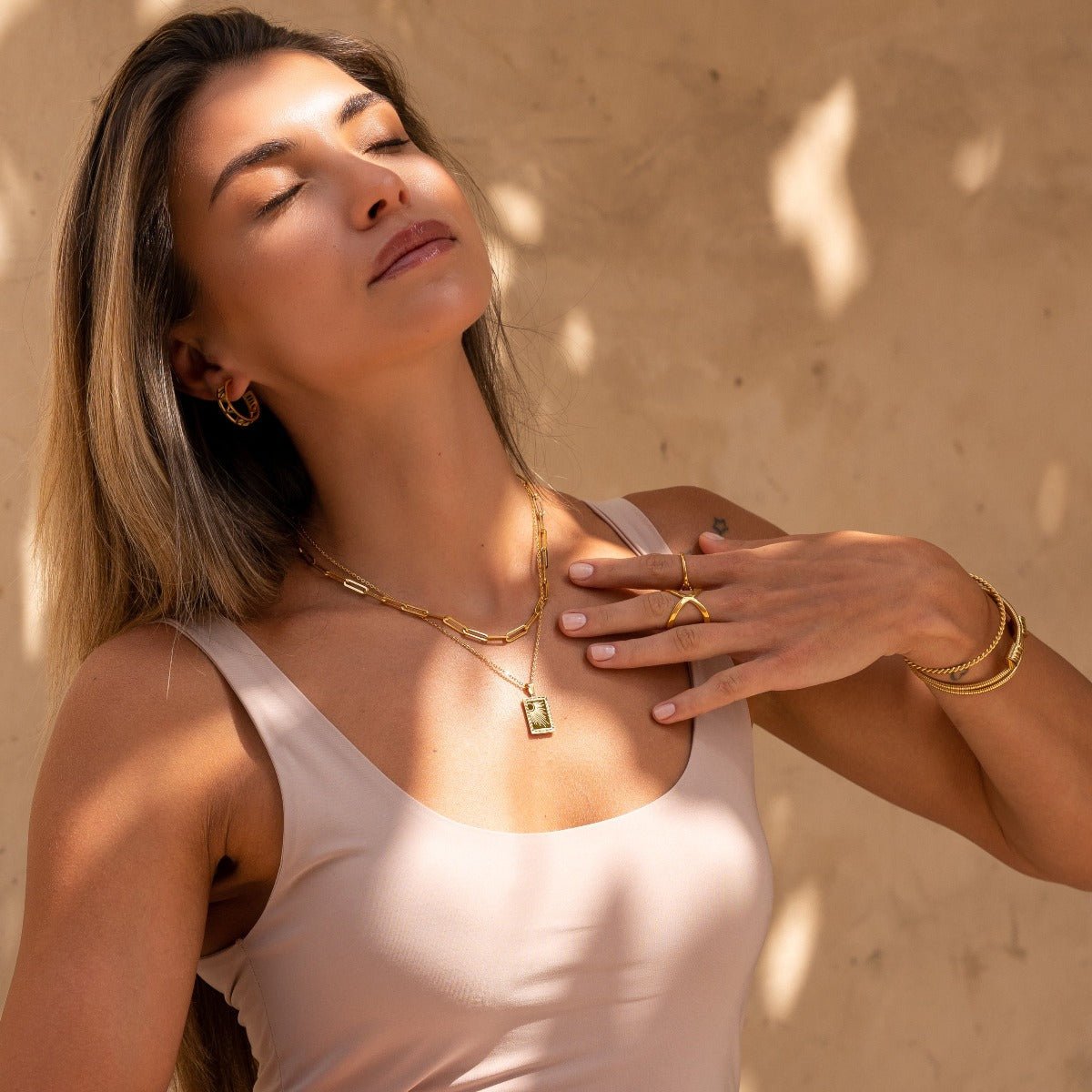 Sunborn Necklace - Gold