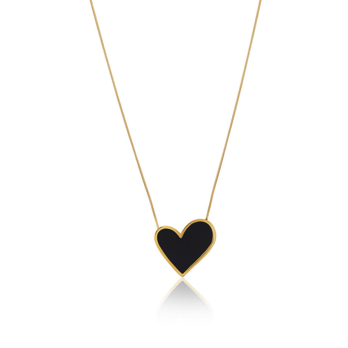 Sweet Alhambra Inspiration Necklace - Black Heart