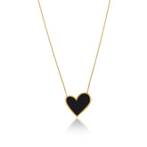 Sweet Alhambra Inspiration Necklace - Black Heart