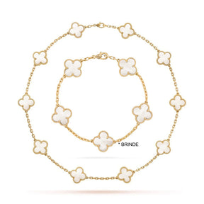Vintage Alhambra Necklace - Free Bracelet