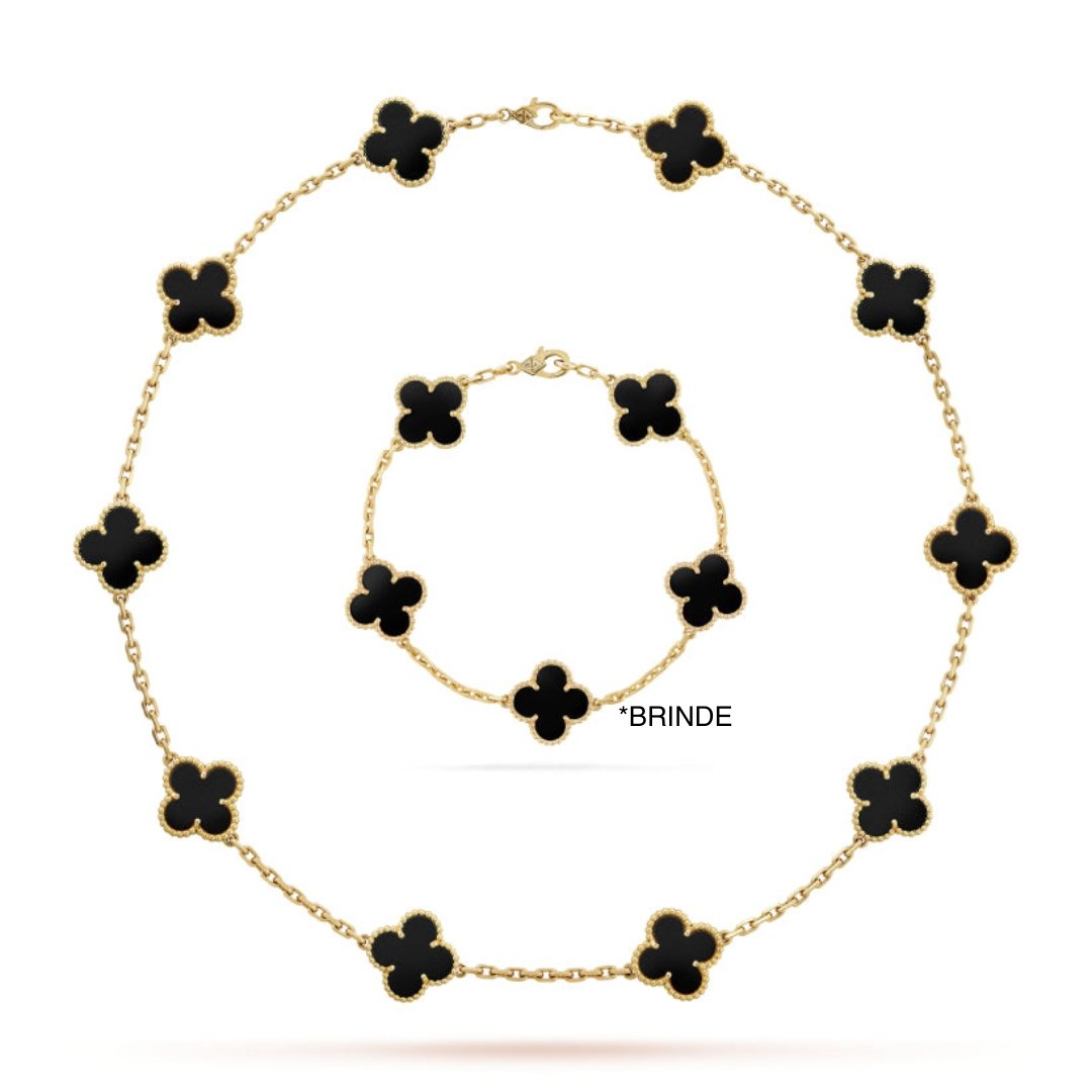 Vintage Alhambra Necklace - Free Bracelet