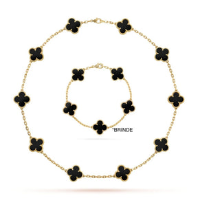 Vintage Alhambra Necklace - Free Bracelet