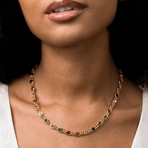 Chloé Bracelet & Necklace Set - Gold