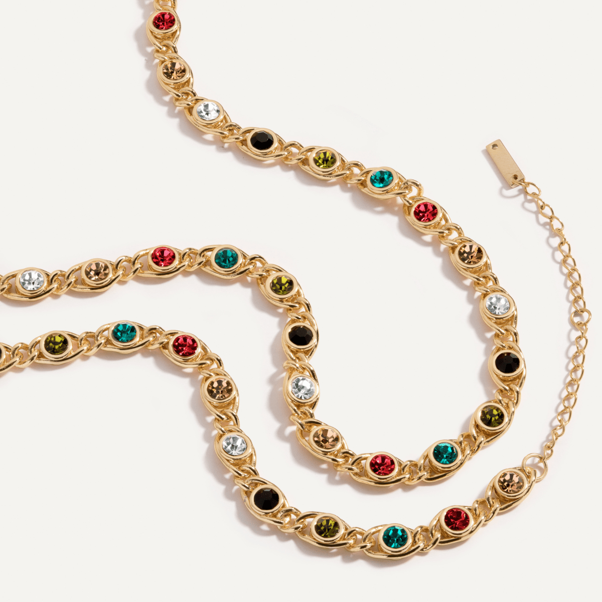 Chloé Bracelet & Necklace Set - Gold