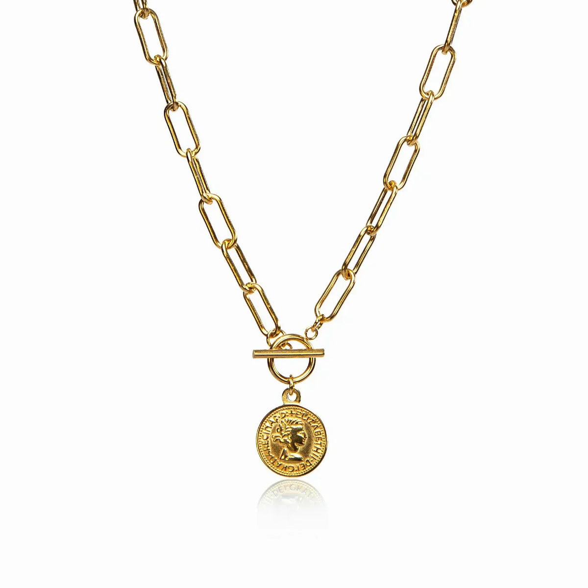 New York Cents Necklace - Gold