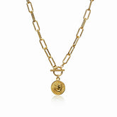 New York Cents Necklace - Gold