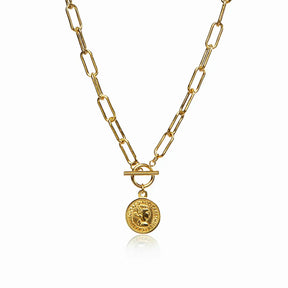 New York Cents Necklace - Gold