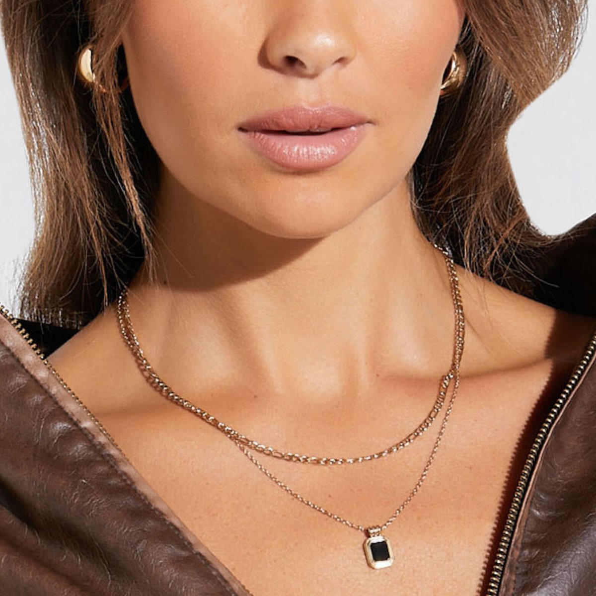 Aurora Colored Mix Necklace - Gold
