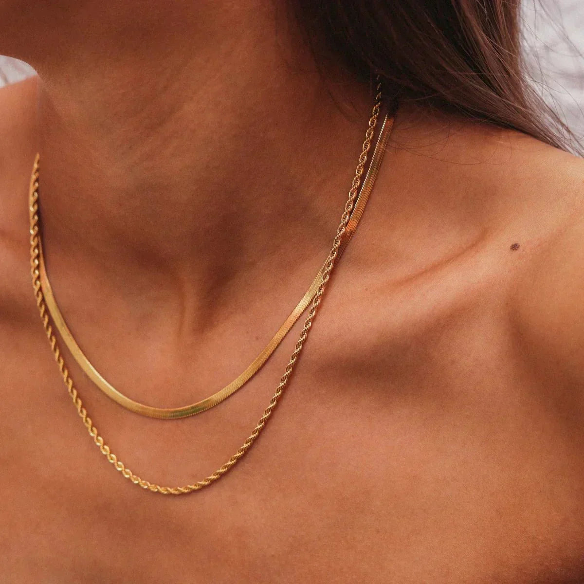 Mix Melina Necklace - Gold
