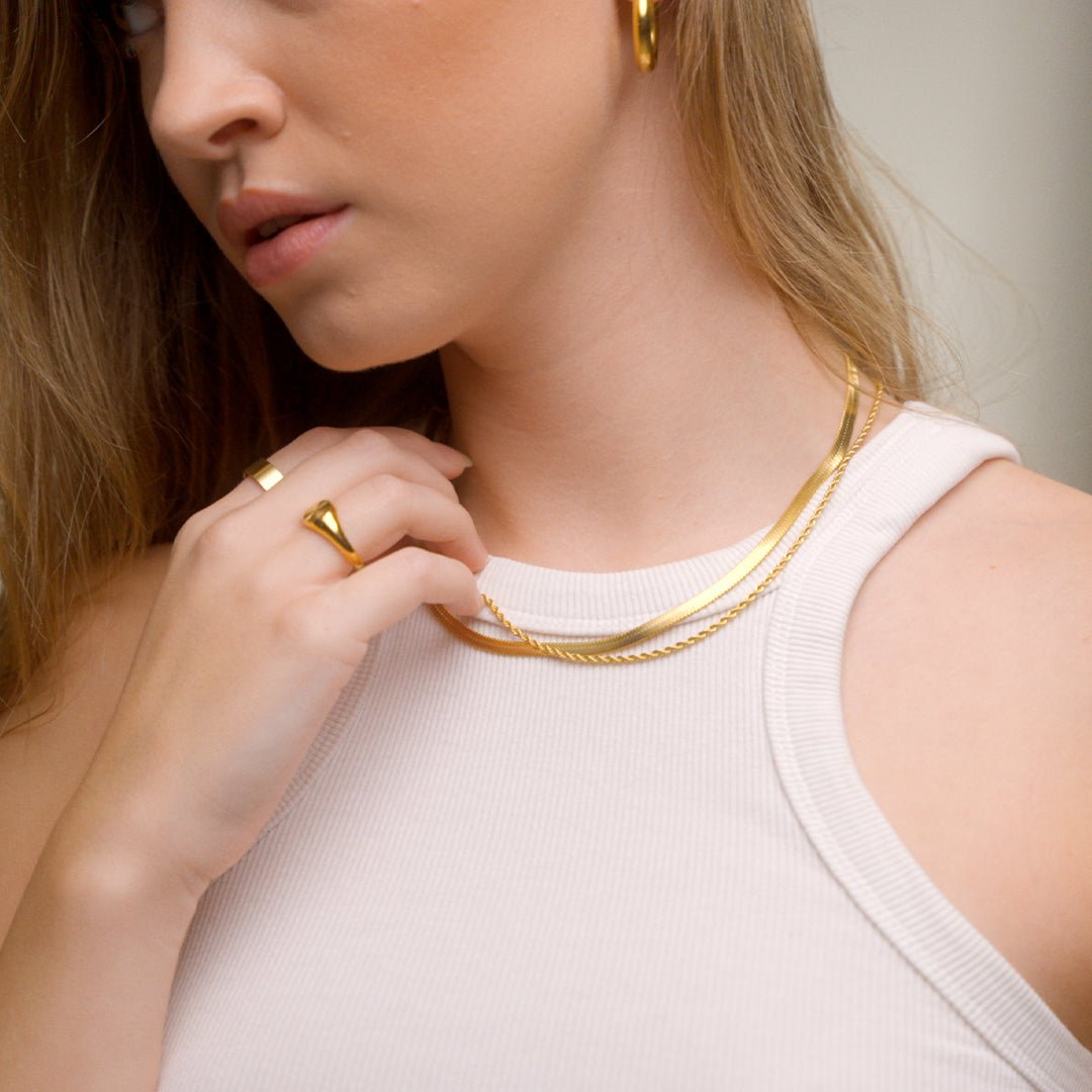 Mix Melina Necklace - Gold