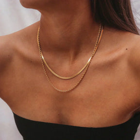 Mix Melina Necklace - Gold