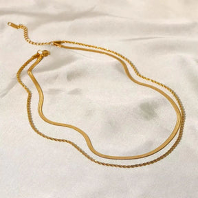 Mix Melina Necklace - Gold