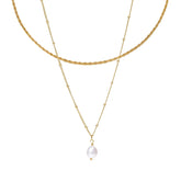 Mix Double Necklace - Gold