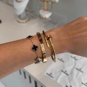 Virginia Clover Mix Bracelet - Gold