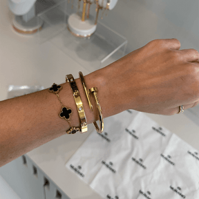 Virginia Clover Mix Bracelet - Gold