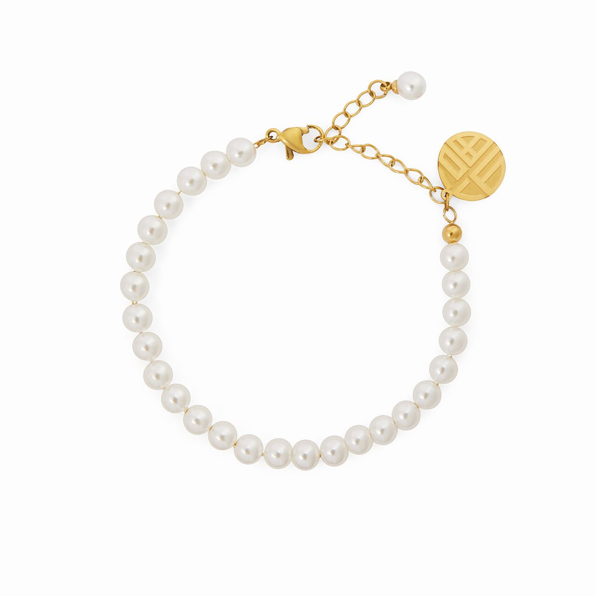 Pearl Charm Bracelet