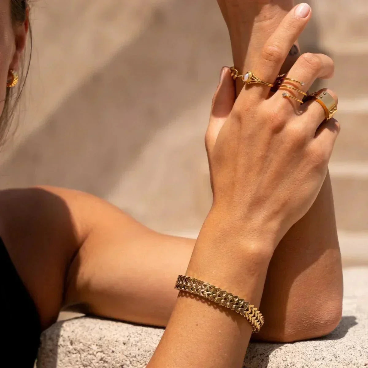 Link Chain Bracelet - Gold