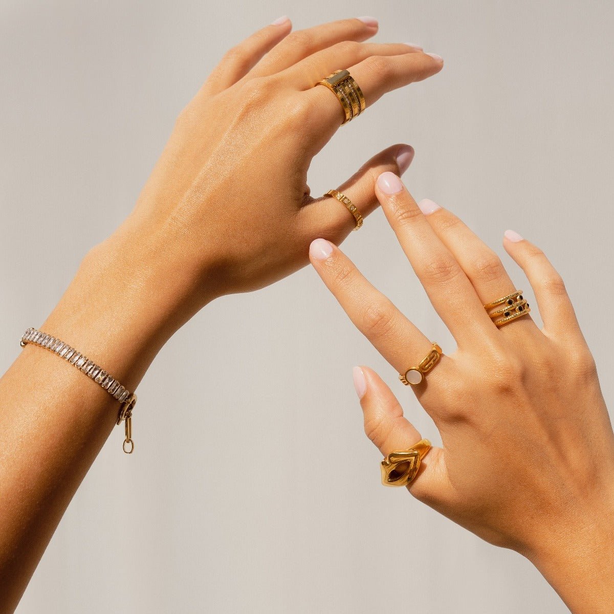 Riviera Baguette Bracelet - Gold
