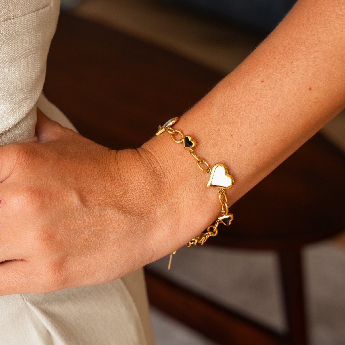 Love Glow Monochrome Bracelet - Gold