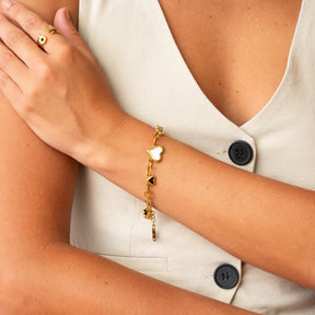 Love Glow Monochrome Bracelet - Gold