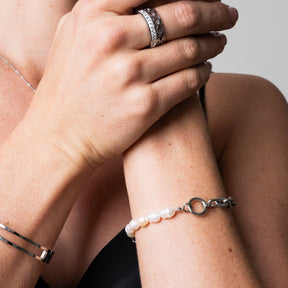 Mood Pearl Bracelet - Silver