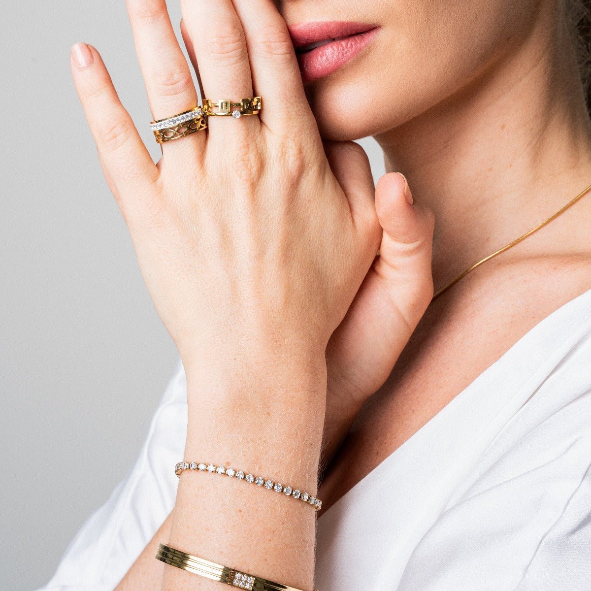 Riviera Bracelet - Gold (Adjustable)