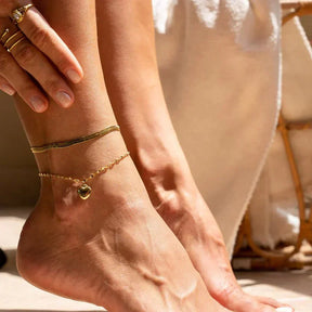 Love Anklet - Gold