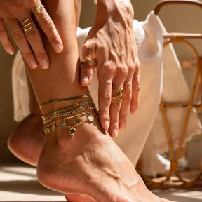 Love Anklet - Gold