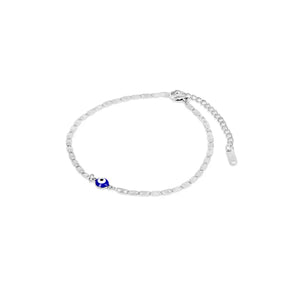 Eye of Horus Anklet - Silver